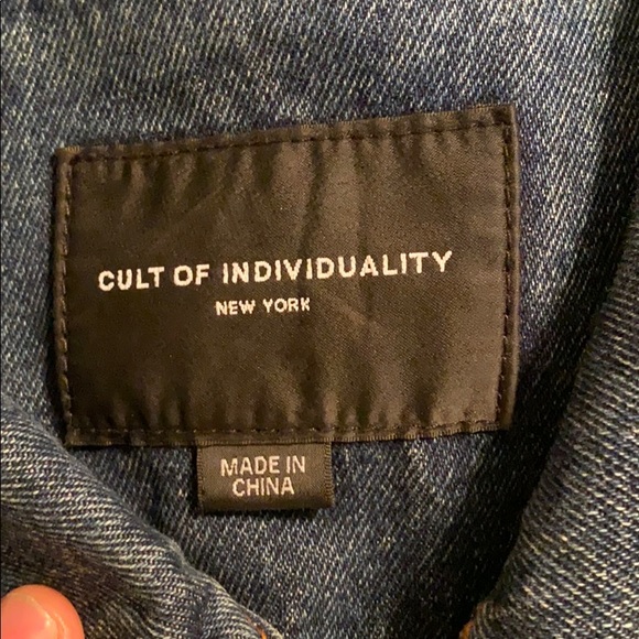 CULT OF INDIVIDUALITY jean jacket - Picture 3 of 3